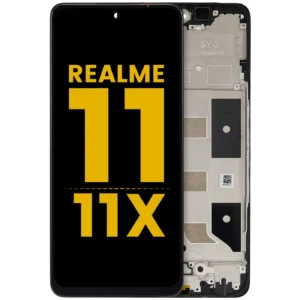LCD Assembly With Frame For Realme 11 5G / 11 X (Refurbished) (All Colors)