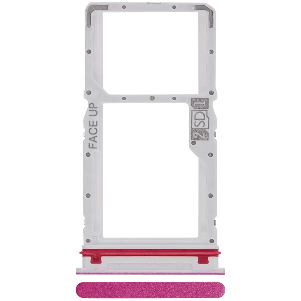 Sim Card Tray For Motorola Moto G37 (XT2625 / 2026) (Fuchsia Red)