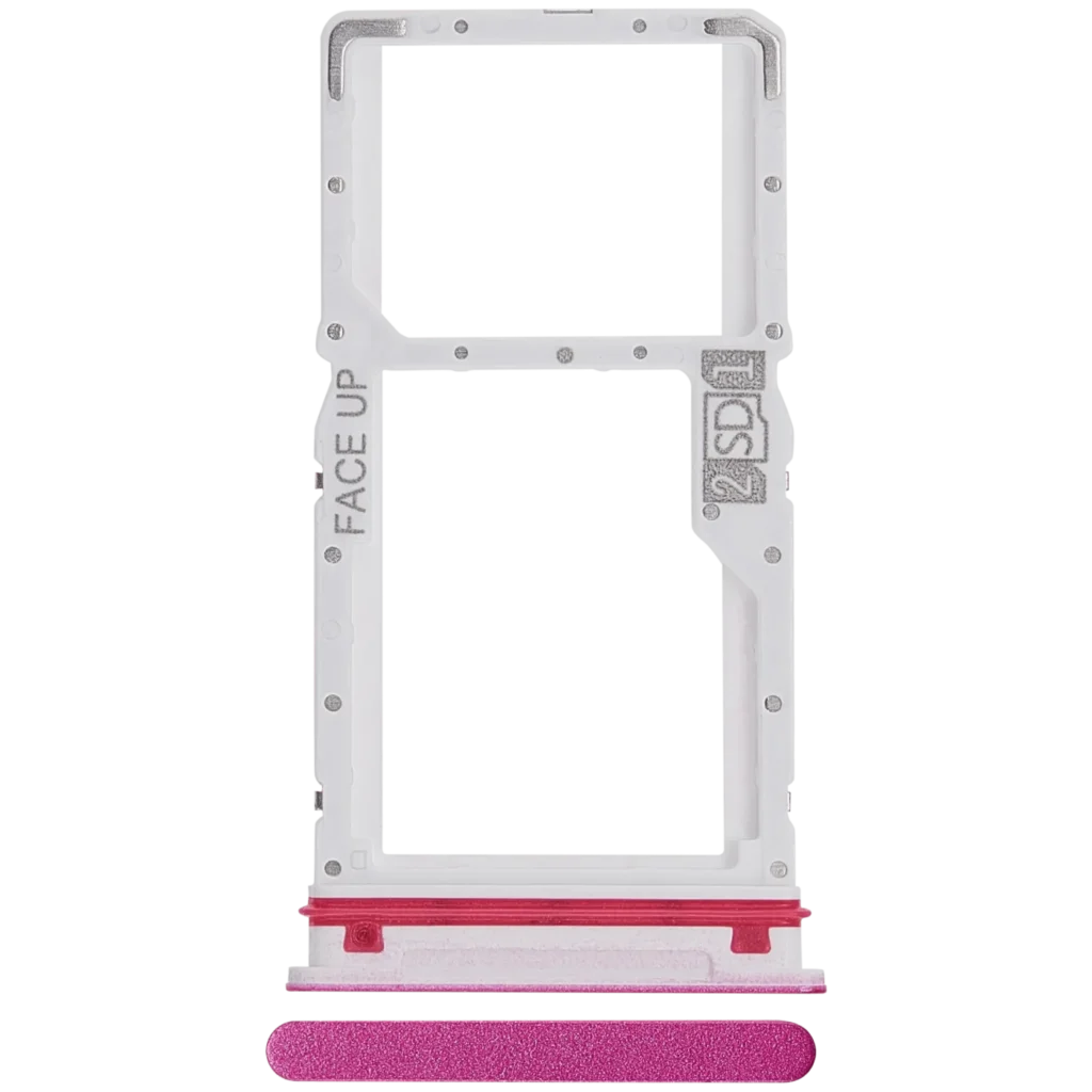 Sim Card Tray For Motorola Moto G37 Power (XT2625 / 2026) (Fuchsia Red)