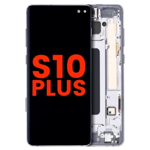 OLED Assembly With Frame For Samsung Galaxy S10 Plus (Aftermarket Plus) (Prism / Ceramic Black)