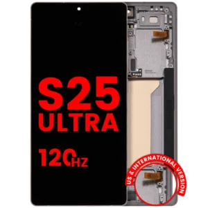 OLED Assembly With Frame For Samsung Galaxy S25 Ultra 5G (US & International) (Aftermarket Pro) (120Hz) (Titanium Pink Gold / Jade Green / Grey)