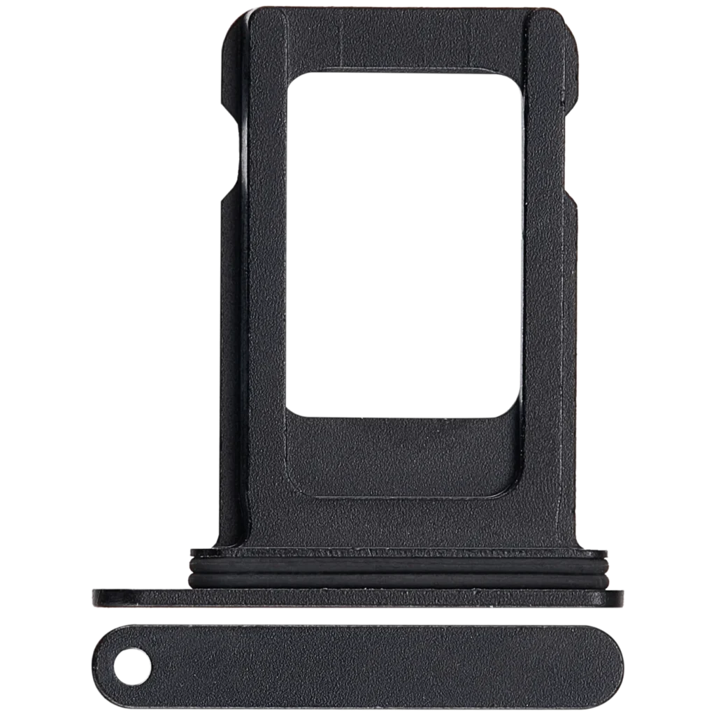 Single Sim Card Tray For iPhone 16e / 17e (Black)