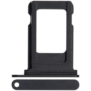 Single Sim Card Tray For iPhone 16e / 17e (Black)