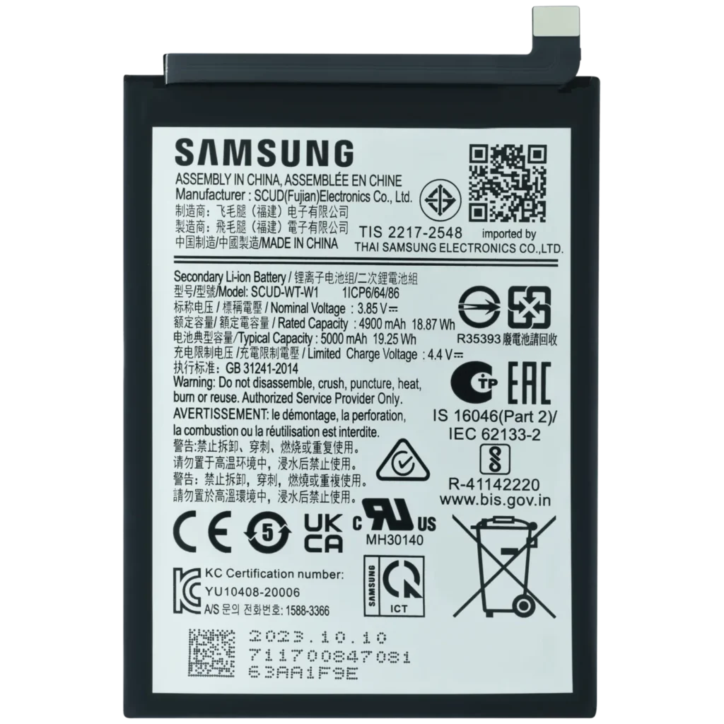 Replacement Battery For Samsung Galaxy A22 5G (A226 / 2021) (SCUD-WT-W1) (Service Pack)