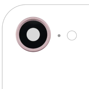 Back Camera Lens With Bracket & Bezel For iPhone 17e (Premium) (Soft Pink)