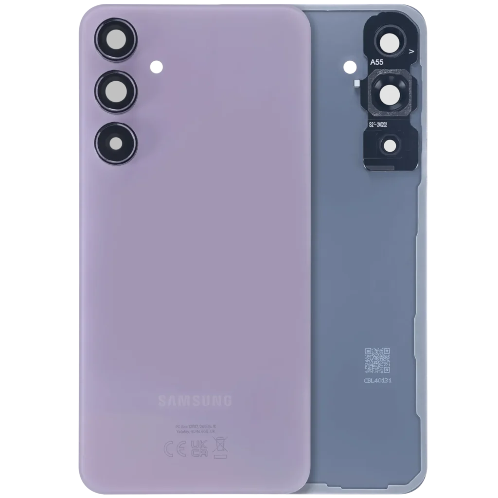 Back Cover Glass For Samsung Galaxy A55 5G (A556 / 2024) (Service Pack) (Lilac)