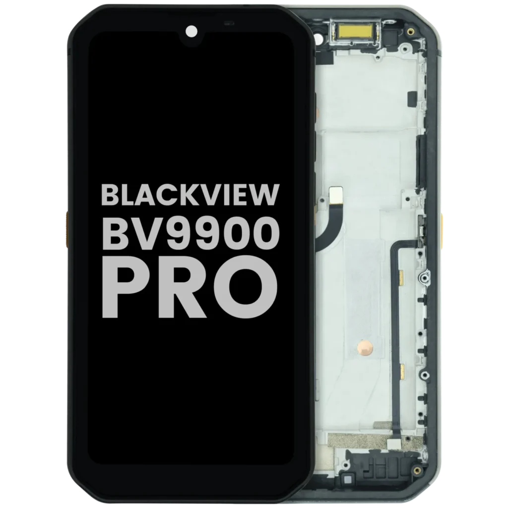 LCD Assembly With Frame For Blackview BV9900 Pro (Used OEM Pull : Grade A) (Black)