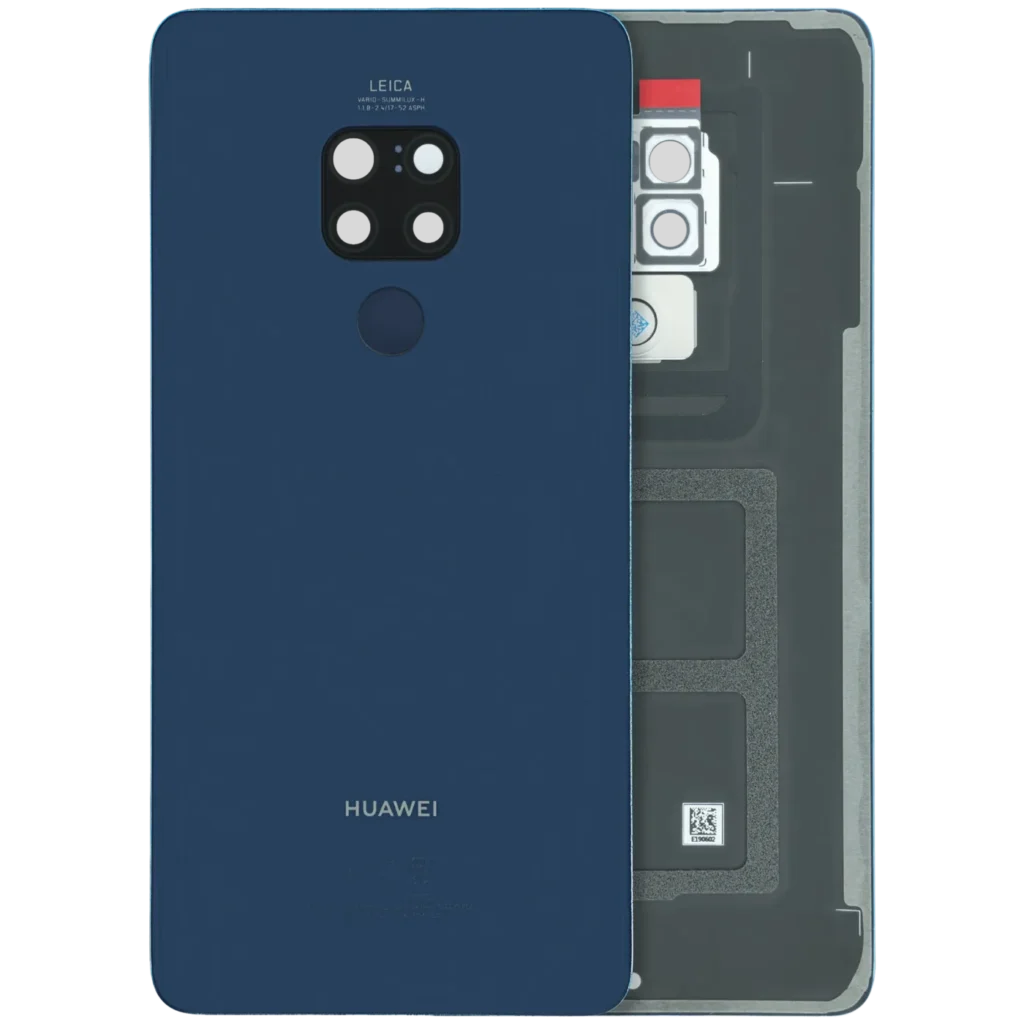 Back Cover Glass Compatible For Huawei Mate 20 (2018) (Genuine) (Blue)