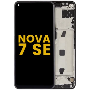 LCD Assembly With Frame For Huawei Nova 7 SE (2020) (Refurbished) (Black)