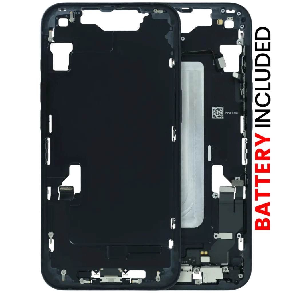 Back Housing With Battery Compatible For iPhone 17e (Genuine OEM) (Black)