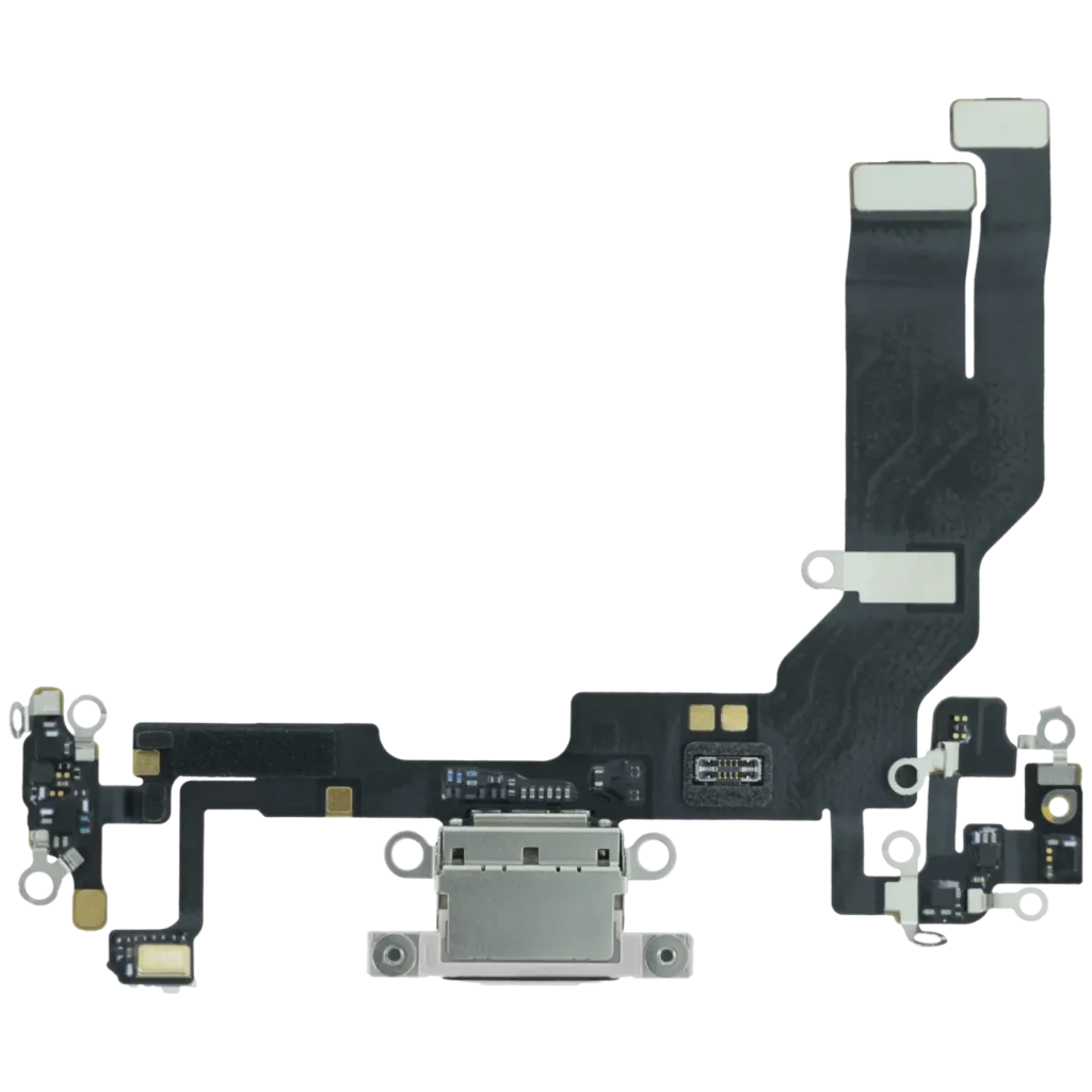 Charging Port Flex Cable For iPhone 17e (Genuine OEM) (Pink)