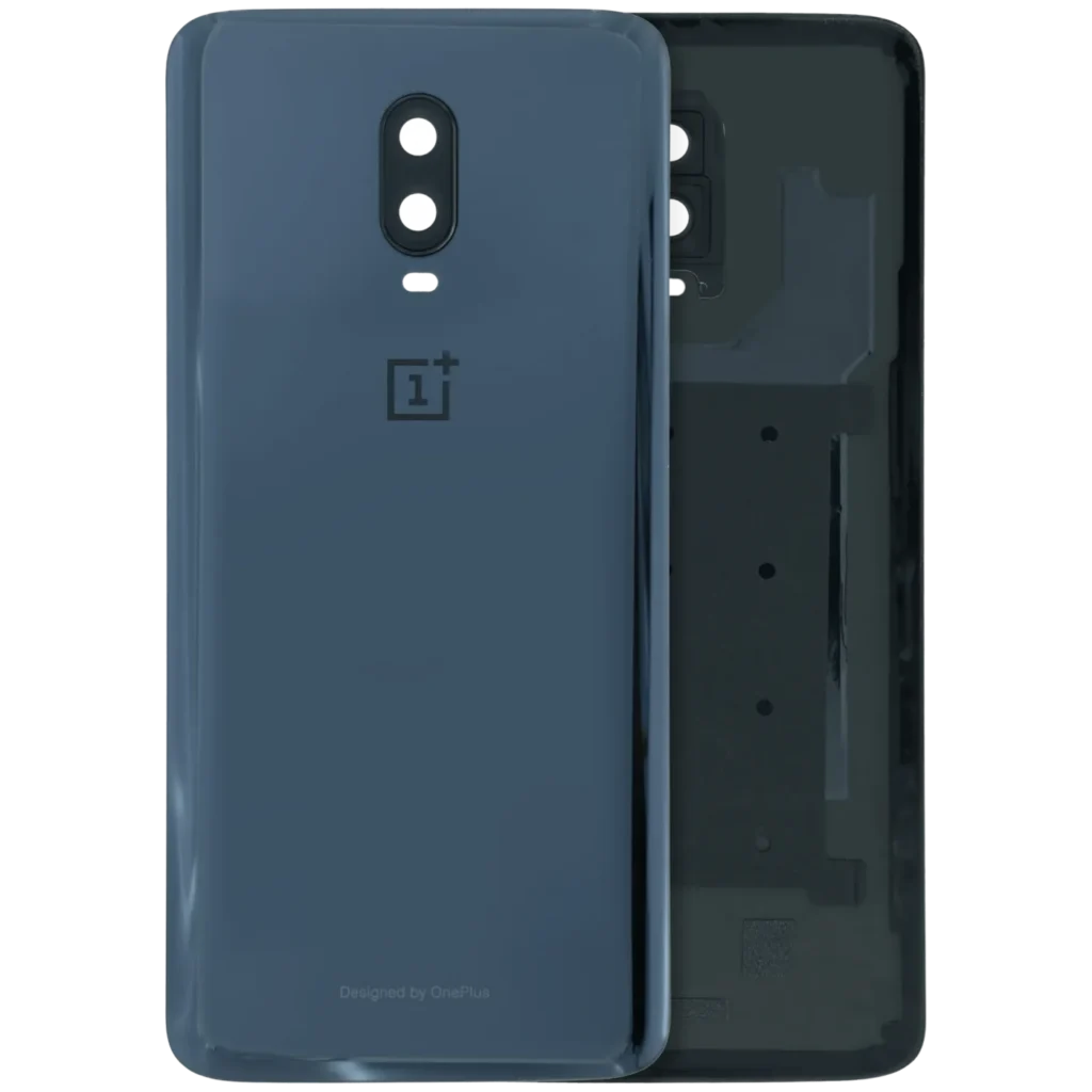 Back Cover Glass For Oneplus 6T (Genuine OEM) (Mirror Black)