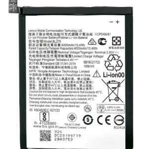 Replacement Battery For Motorola Moto G6 Play (XT1922 / 2018) / Moto E5 (XT1920DL / 2018) (BL270)