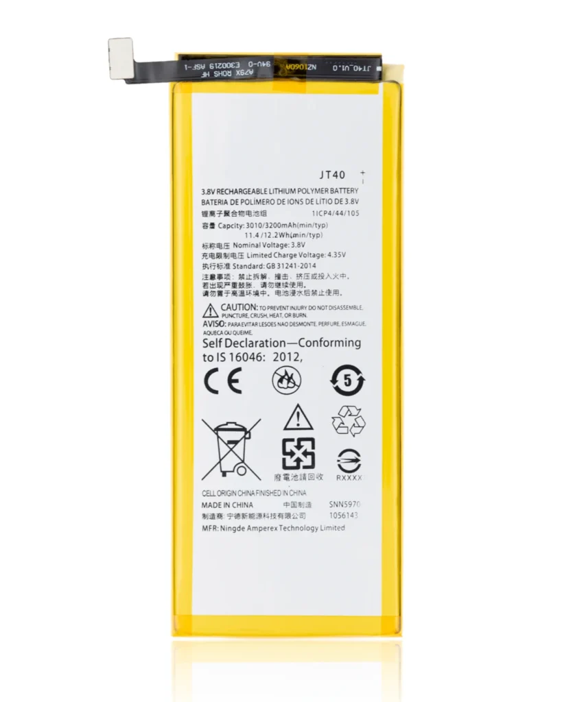 Replacement Battery For Motorola Moto G6 Plus (XT1926 / 2018) (JT40)