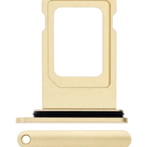 Single Sim Card Tray For iPhone XR (Yellow)