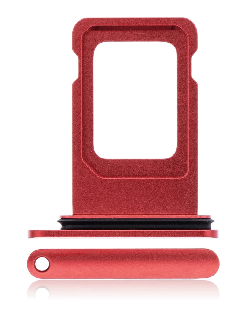 Single Sim Card Tray For iPhone XR (Red)