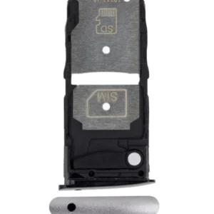 Single Sim Card Tray For Motorola Moto Z4 (XT1980 / 2019) (Frost White)