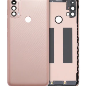 Back cover Glass For Motorola Moto E40 (XT2159 / 2021) (Pink Clay)
