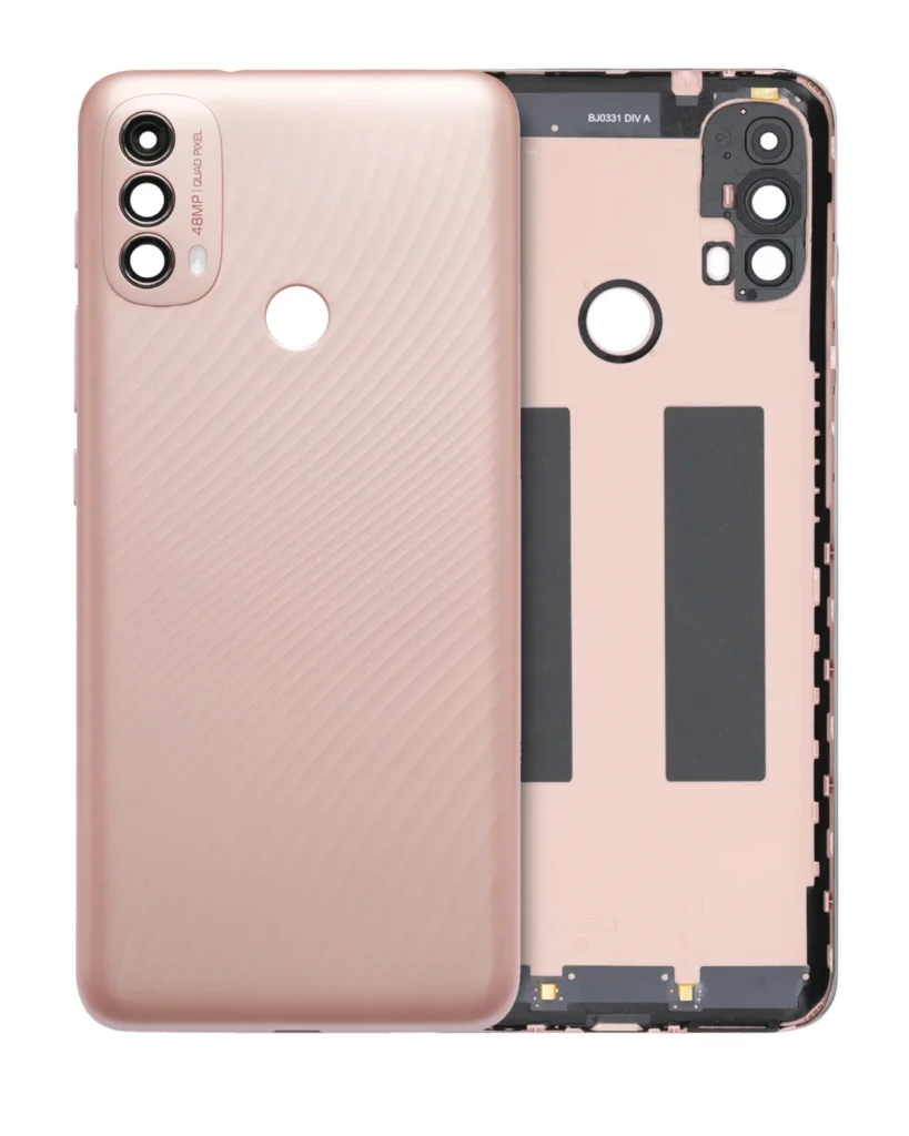 Back cover Glass For Motorola Moto E40 (XT2159 / 2021) (Pink Clay)