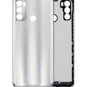 Back cover Glass For Motorola Moto G60 (XT2135 / 2021) (Silver)