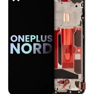 OLED Assembly With Frame For OnePlus Nord (Genuine OEM) (Gray Onyx)