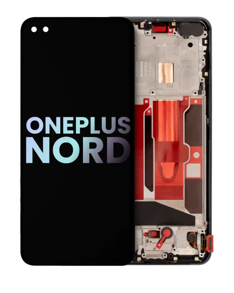 OLED Assembly With Frame For OnePlus Nord (Genuine OEM) (Gray Onyx)