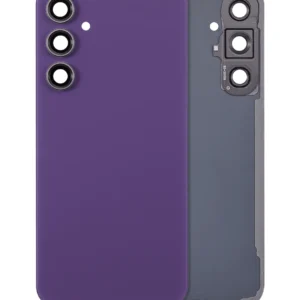 Back Cover Glass With Camera Lens For Samsung Galaxy S23 FE 5G (Aftermarket Plus) (Purple)