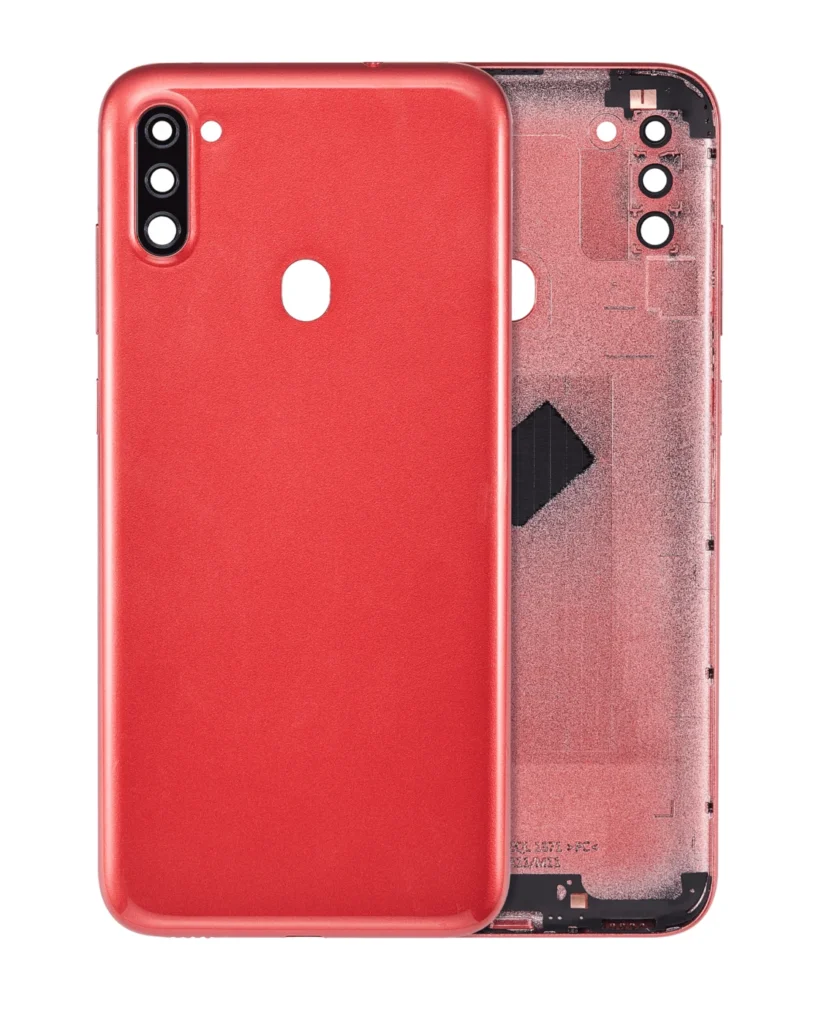 Back Cover With Camera Lens For Samsung Galaxy A11 (A115 / 2020) (International Version) (Aftermarket Plus) (Red)
