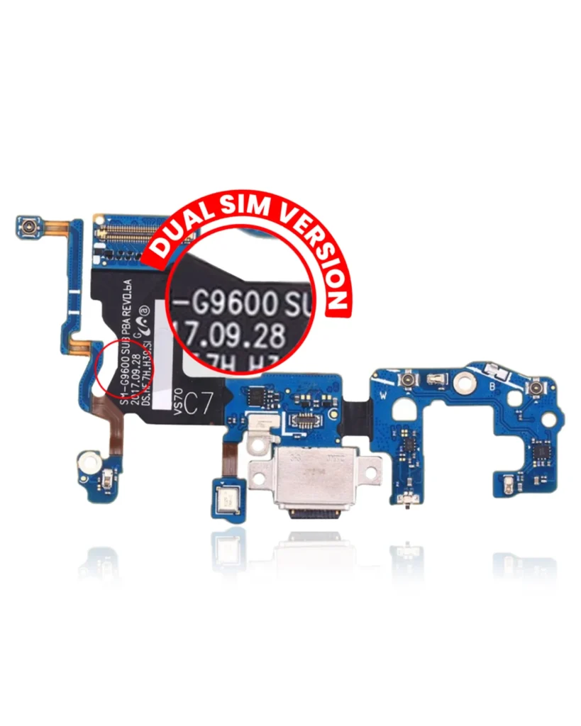 Charging Port With Flex Cable For Samsung Galaxy S9 (G9600) (Dual Sim Version)