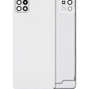 Back Cover Glass With Camera Lens For Samsung Galaxy A22 5G (A226 / 2021) (Aftermarket Plus) (White)