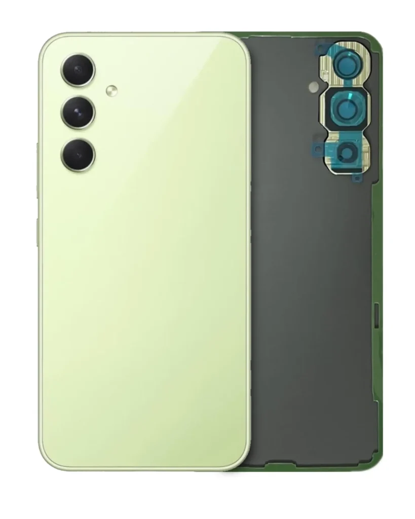 Back Cover Glass With Camera Lens For Samsung Galaxy A54 5G (A546 / 2023) (Service Pack) (Lime)