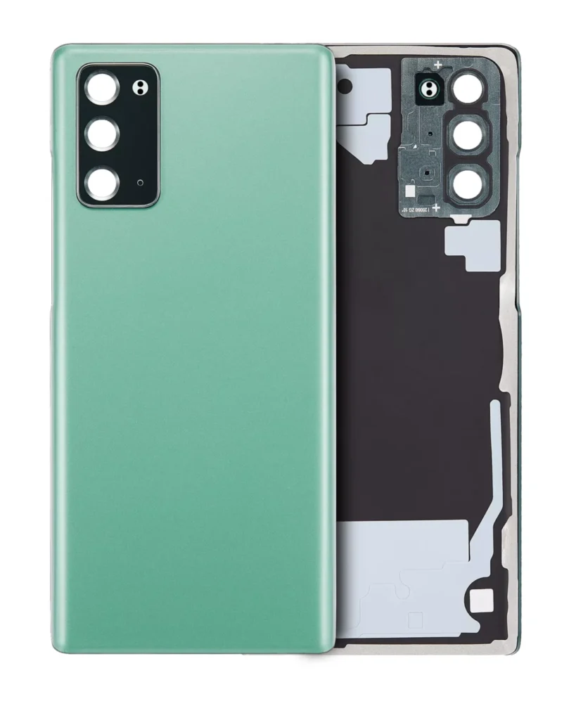 Back Cover Glass With Camera Lens For Samsung Galaxy Note 20 5G (No Logo) (Aftermarket Plus) (Mystic Green)