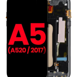 OLED Assembly With Frame For Samsung Galaxy A5 (A520 / 2017) (Aftermarket Plus) (Black)