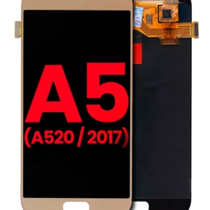 OLED Assembly Without Frame For Samsung Galaxy A5 (A520 / 2017) (Aftermarket Plus) (Gold)