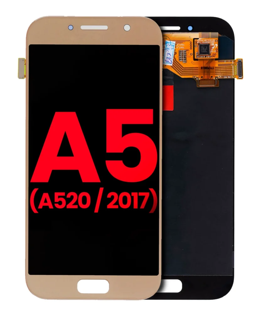 OLED Assembly Without Frame For Samsung Galaxy A5 (A520 / 2017) (Aftermarket Plus) (Gold)
