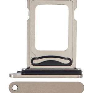 Dual Sim Card Tray For iPhone 15 Pro / 15 Pro Max (Natural Titanium)