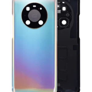 Back cover Glass With Camera Lens For Huawei Mate 40 Pro (Mystic Silver)