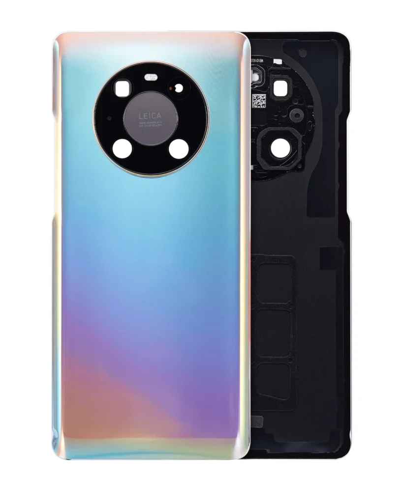 Back cover Glass With Camera Lens For Huawei Mate 40 Pro (Mystic Silver)