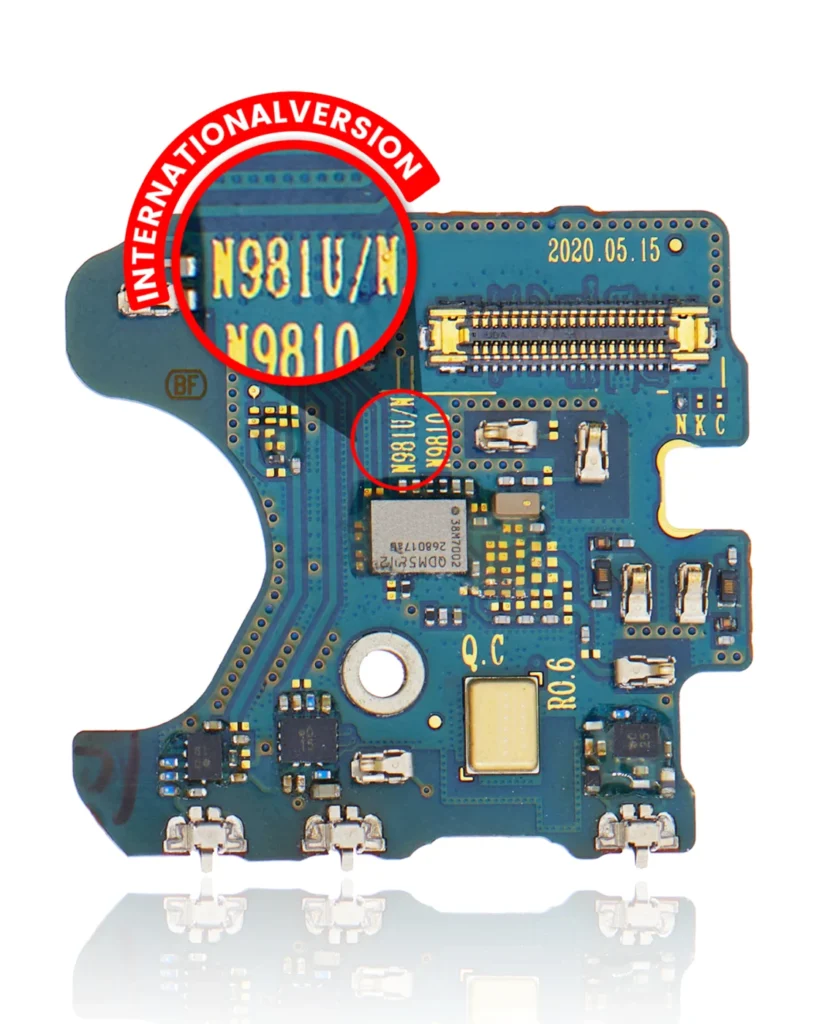Microphone PCB Board For Samsung Galaxy Note 20 5G (N981U) (US Version) (Service Pack)
