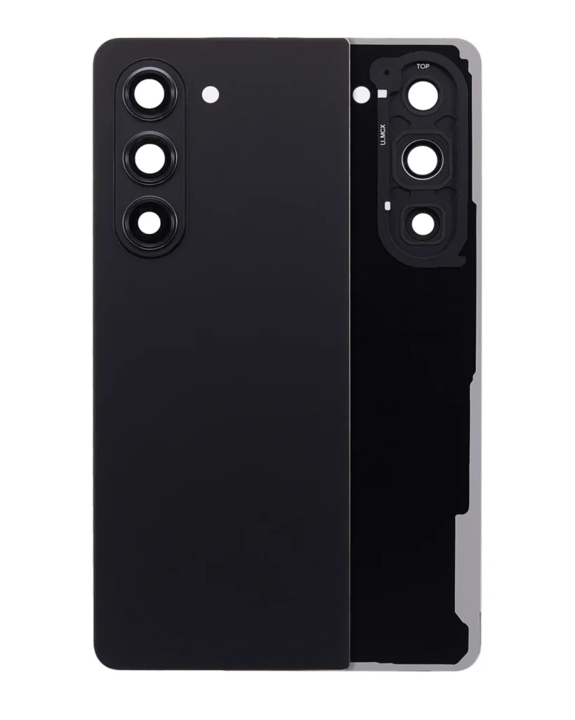 Back Cover Glass With Camera Lens For Samsung Galaxy Z Fold 5 5G (F946) (Phantom Black)