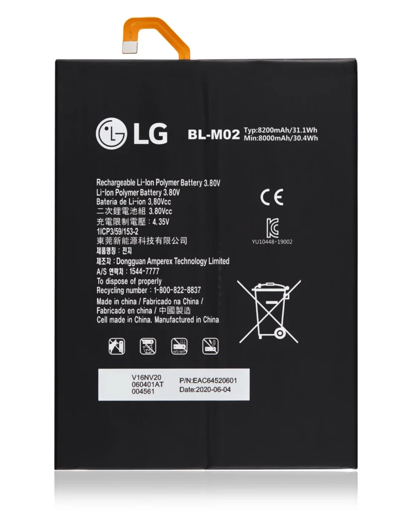 Replacement Battery For LG G Pad 5 10.1" (BL-M02)