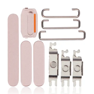 Hard Buttons (Power / Volume / Switch) For iPhone 15 / 15 Plus (Pink)