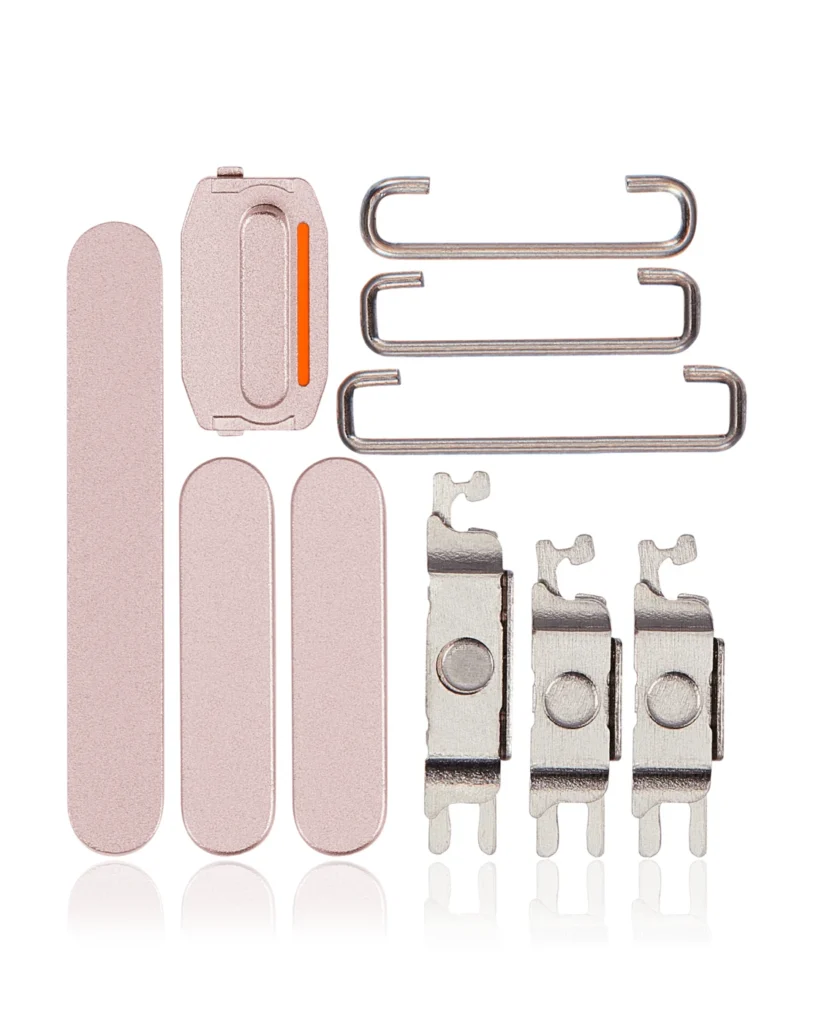Hard Buttons (Power / Volume / Switch) For iPhone 15 / 15 Plus (Pink)