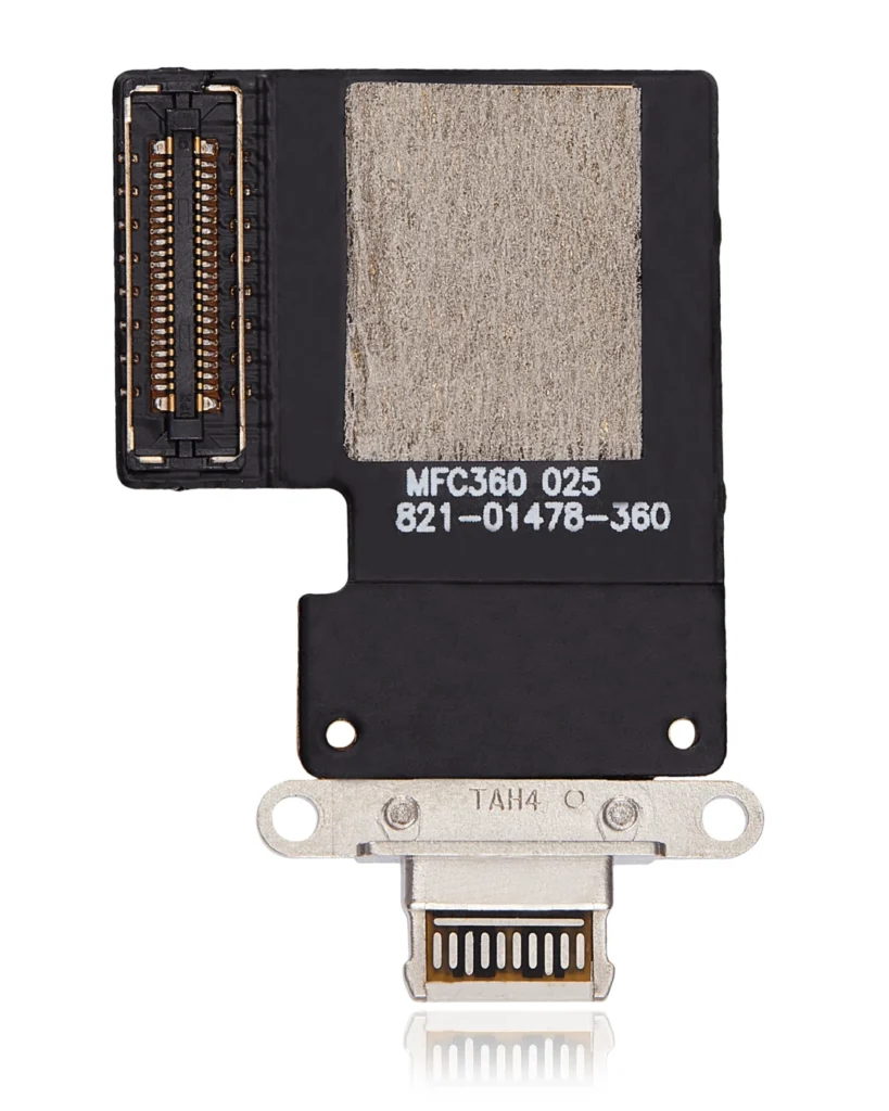 Charging Port Flex Cable For iPad Pro 12.9" 3rd Gen (2018) / 4th Gen (2020) / iPad Pro 11" 1st Gen (2018) / Pro 11" 2nd Gen (2020) (Aftermarket Plus) (White)