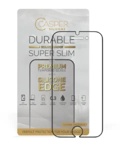 Casper Silicone Tempered Glass For iPhone 6 / 6S / 7 / 8 (Retail Pack) (Clear)