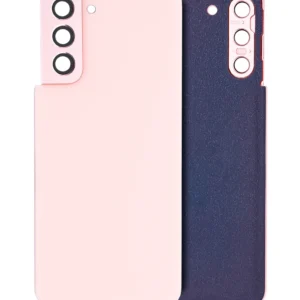 Back Cover Glass With Camera Lens For Samsung Galaxy S21 5G (No Logo) (Aftermarket Plus) (Phantom Pink)