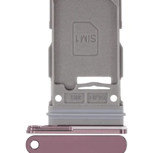 Single Sim Card Tray For Samsung Galaxy S22 Ultra 5G (Burgundy)