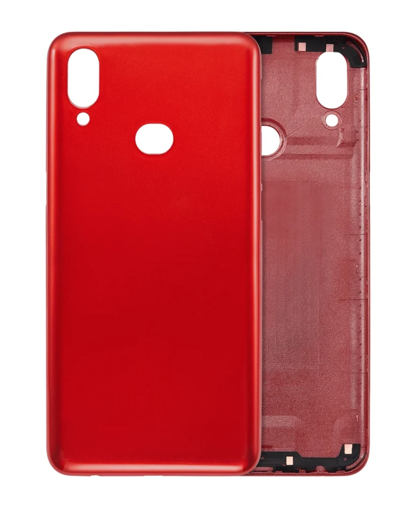 Back Cover Glass For Samsung Galaxy A10s (A107 / 2019) (Aftermarket Plus) (Red)