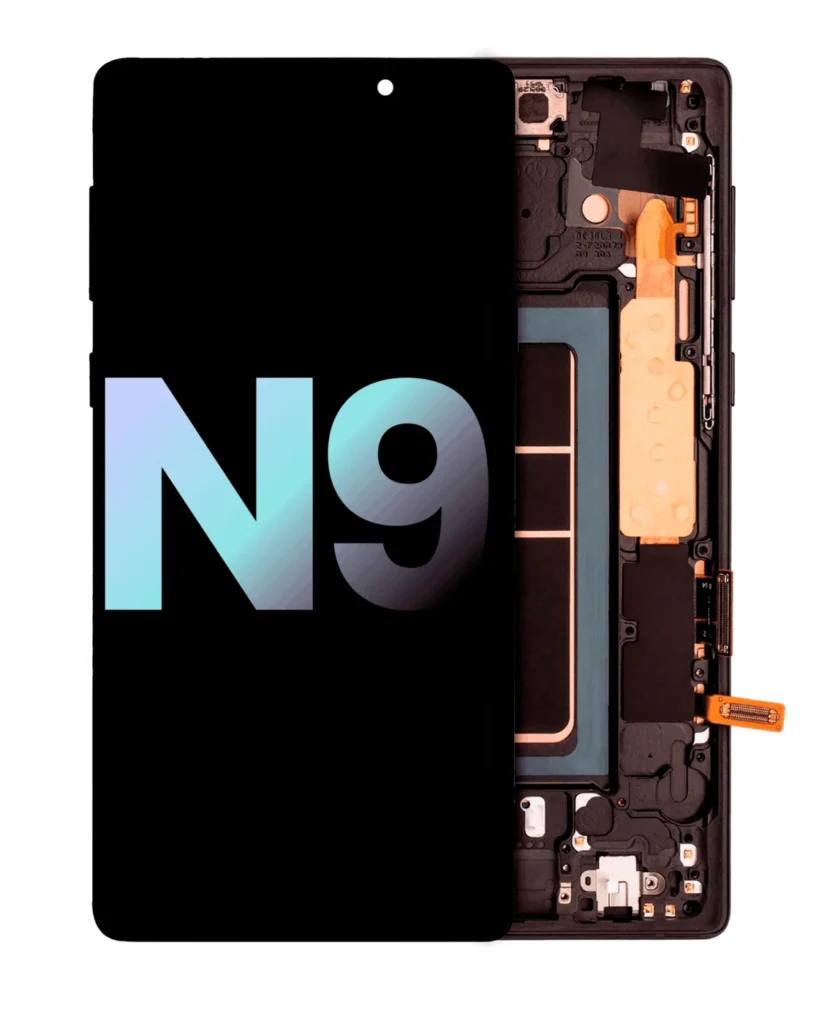 OLED Assembly With Frame For Samsung Galaxy Note 9 (Service Pack) (Midnight Black)