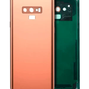 Back Cover Glass With Camera Lens For Samsung Galaxy Note 9 (No Logo) (Aftermarket Plus) (Metallic Copper)